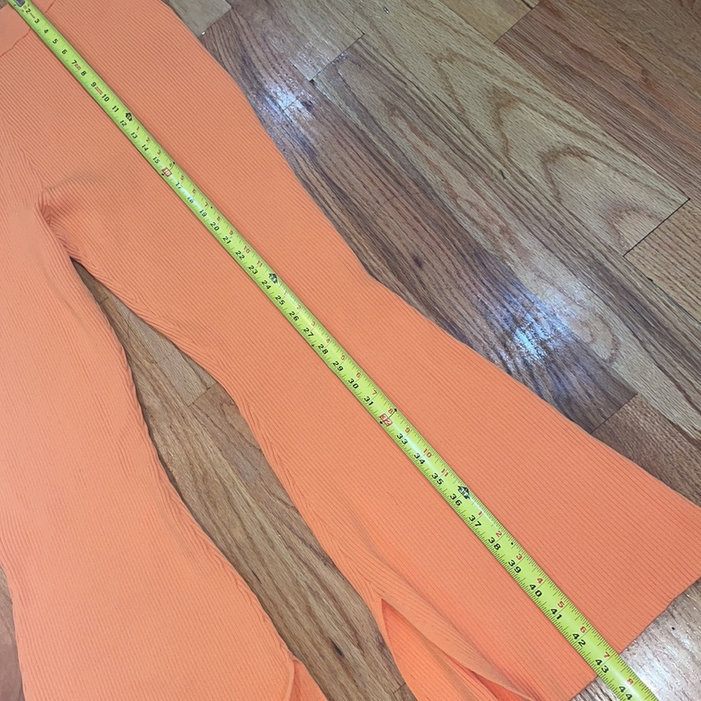 NEW Royalty Maluma Ribbed Orange Sweater Pants BIRD OF PARADISE, PLUS SIZE XXL - Picture 14 of 16